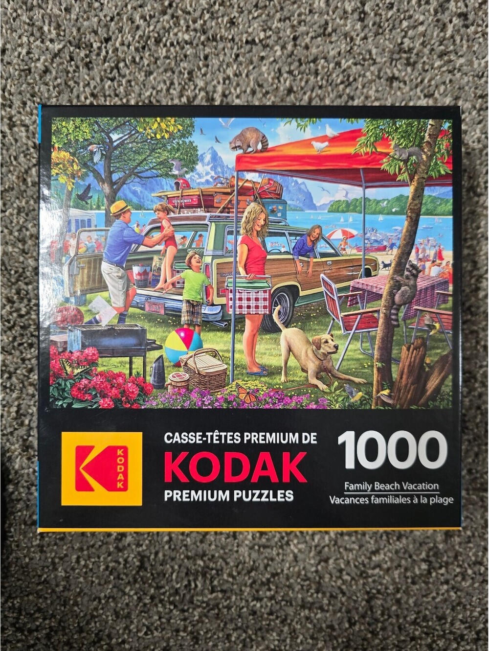 Kodak Family Beach Vacation 1000-Piece Premium Puzzle